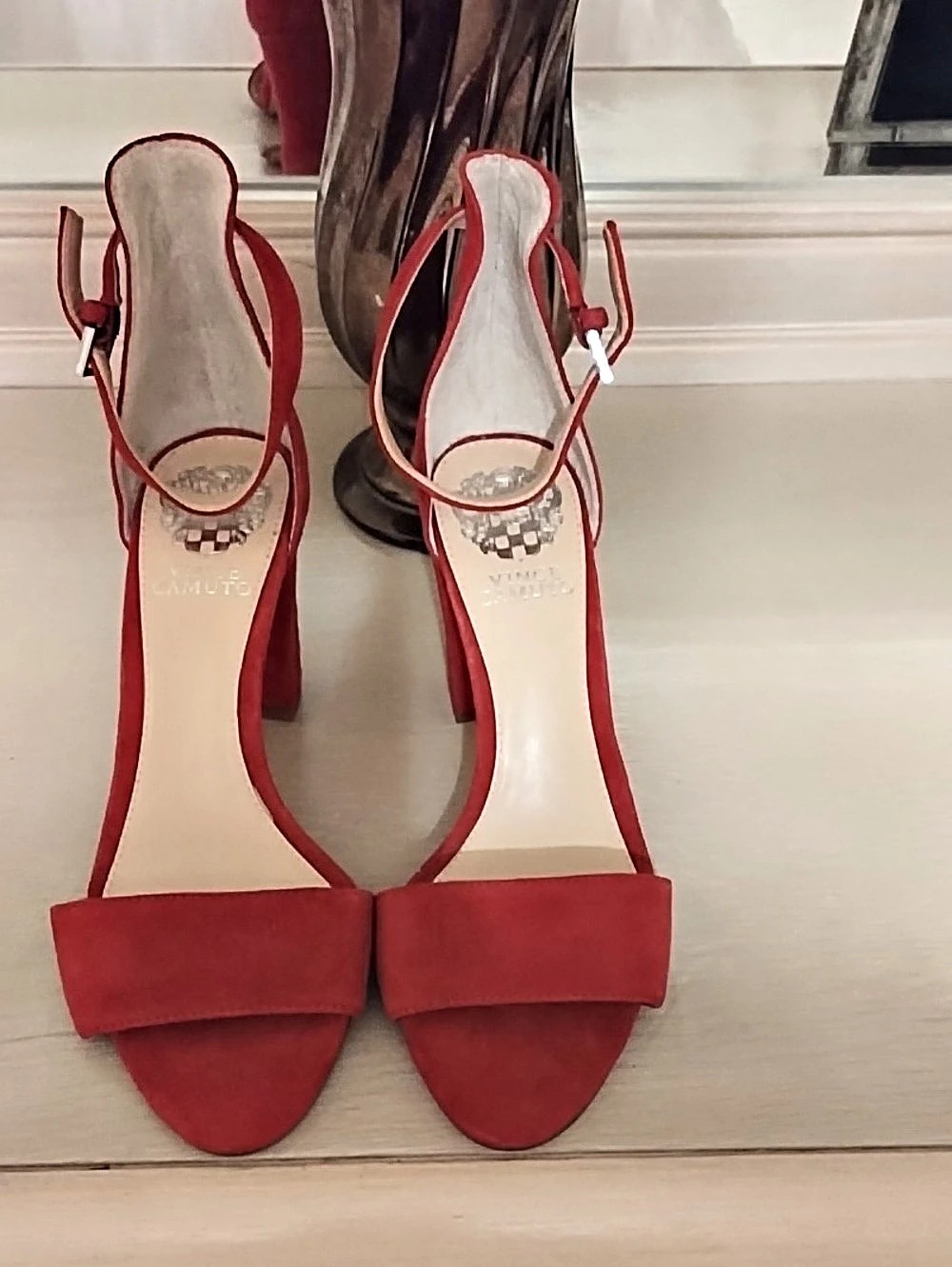 Vince Camuto Red Bow Heels